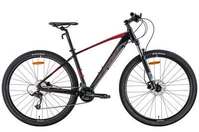 Велосипед 29" Leon TN-70 AM Hydraulic lock out HDD 2022 (черный с красным (м)) OPS-LN-29-141 фото