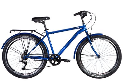 Велосипед ST 26" Discovery PRESTIGE MAN Vbr рама -18 з багажником задн St з крилом St 2024 (синій) OPS-DIS-26-586 фото