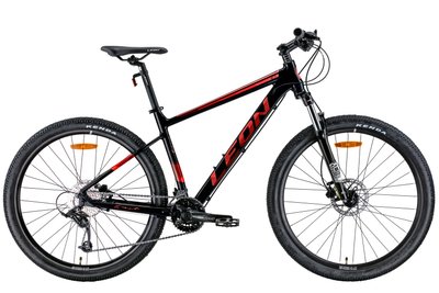 Велосипед 27.5" Leon XC-70 AM Hydraulic lock out HDD 2022 (чорний з червоним (м)) OPS-LN-27.5-162 фото